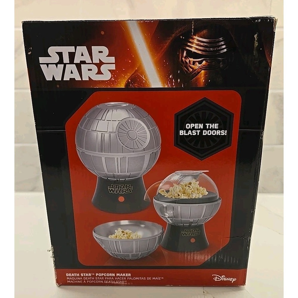 Disney Star Wars Death Star Hot Air Popcorn Maker Popper w/ Removable Bowl